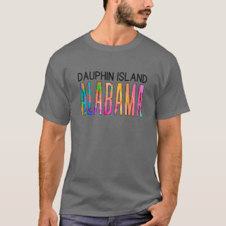 Dauphin Island Alabama Rosa Sonnenuntergang Oversi T-Shirt