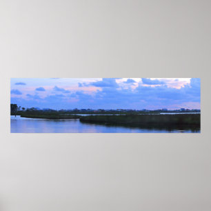 Dauphin Island Bayside Panorama Poster