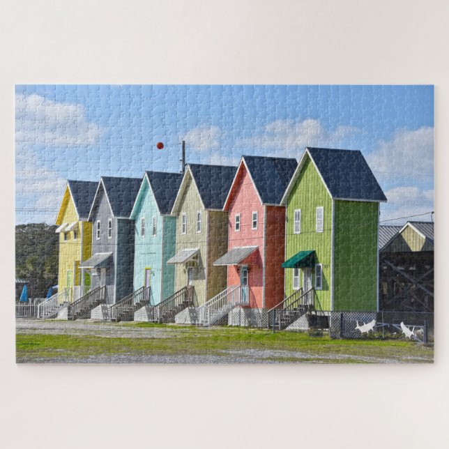 Dauphin Island Houses, Alabama Puzzle (Horizontal)
