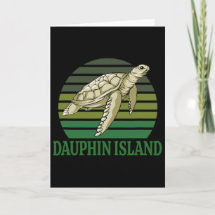 Dauphin Island Meeresschildkröte Karte