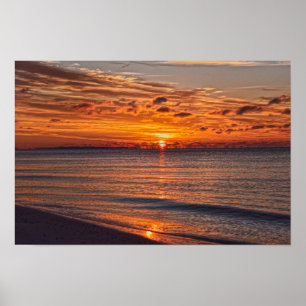 Dauphin Island Sonnenaufgang, Alabama Poster