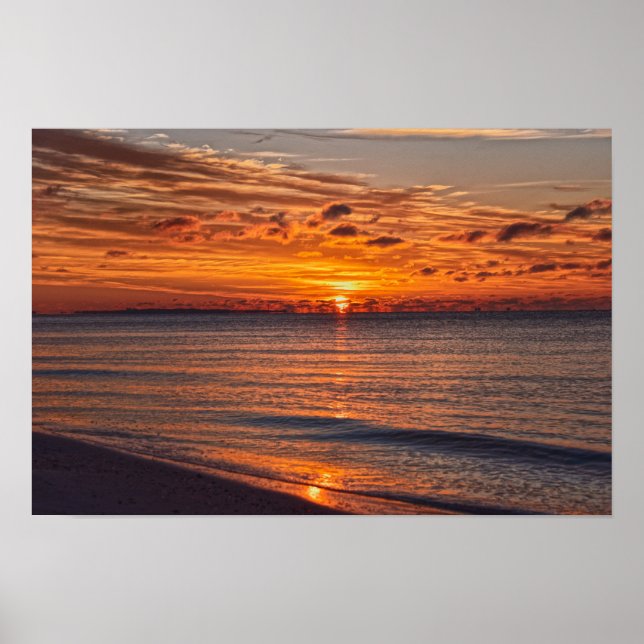 Dauphin Island Sunrise, Alabama Poster (Vorne)