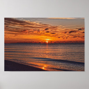 Dauphin Island Sunrise, Alabama Poster