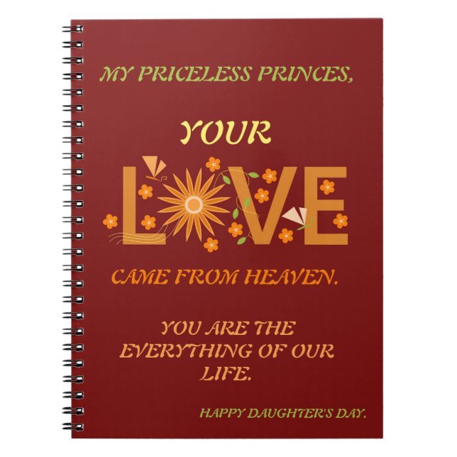 DAUTHER'S DAY GIFT NOTIZBLOCK (Vorderseite)