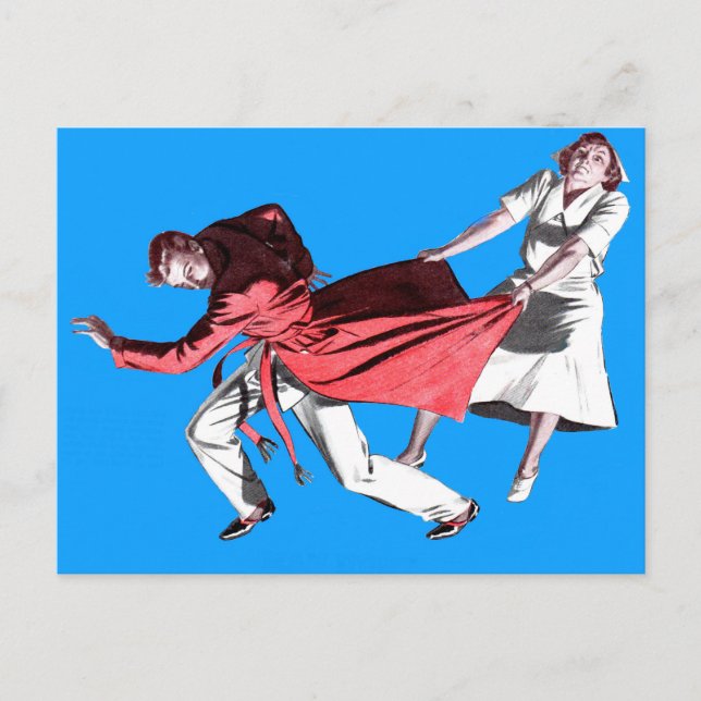 Dave änderte seine Meinung über die Vasektomie Postkarte (Vorderseite)