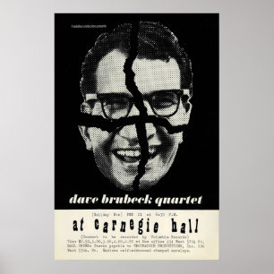 Dave Brubeck - Paul Desmond Jazzplakat - Bei Poster