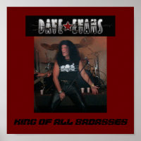 DAVE EVANS POSTER- KING ALLER BADASSEN
