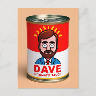 Dave in Tomatensauce Postkarte