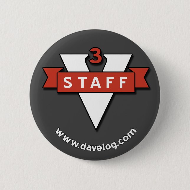 davelog Personal-Abzeichen Button (Vorderseite)