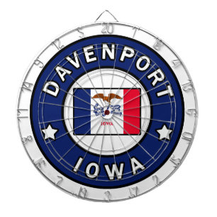 Davenport Iowa Dartscheibe