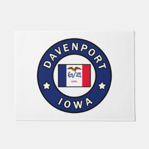 Davenport Iowa Fußmatte