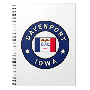 Davenport Iowa Notizblock
