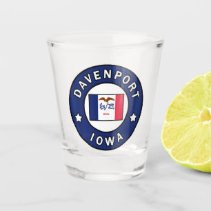 Davenport Iowa Schnapsglas