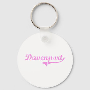 Davenport-Nachname-Klassiker-Art Schlüsselanhänger
