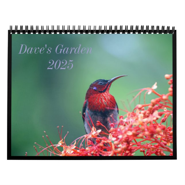 Dave's Garden 2025 Kalender (Titelbild)