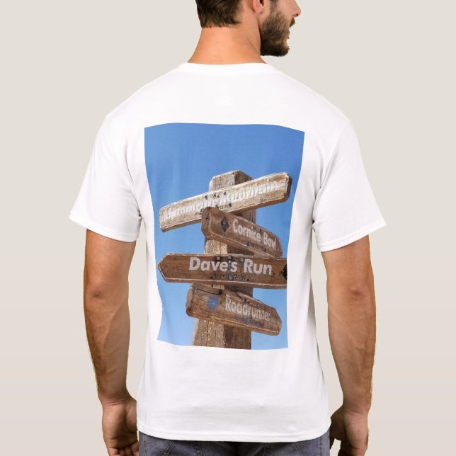 Dave's Run - Mammoth Mountain T-Shirt (Rückseite)