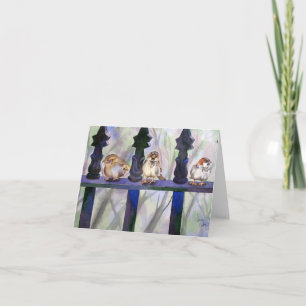Dave's Sparrows Note Card Karte