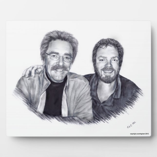 Daves und Son's Plaque Fotoplatte (Vorderseite)