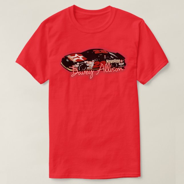 Davey Allison Racing Fan Art T-Shirt (Design vorne)