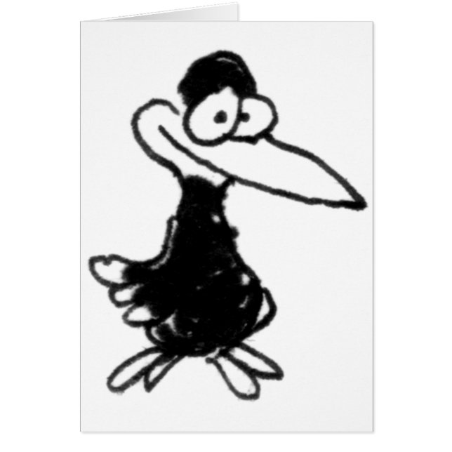 davholle schwarzer Vogel (Vorne)