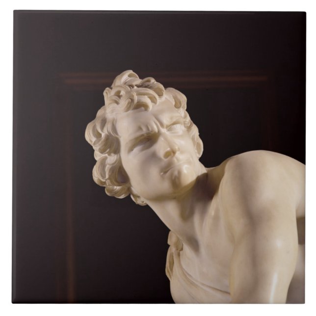 David, 1623-24 (Marmor) (Detail) Fliese (Vorderseite)