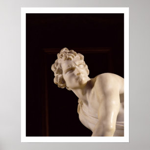 David, 1623-24 (Marmor) (Detail) Poster