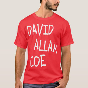 David Allan Coe Mysterious Kristall Cowboy Tribu T-Shirt