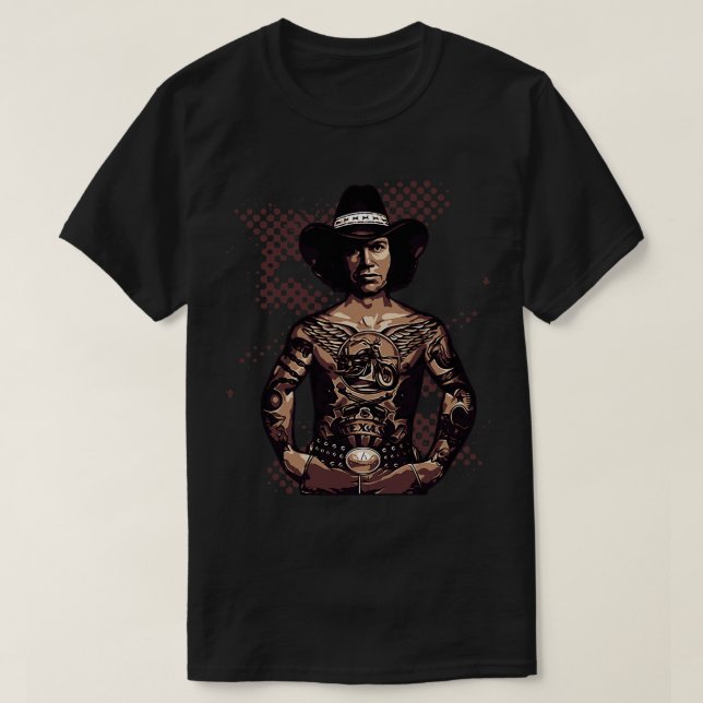 David Allan Coe Tattoo T-Shirt (Design vorne)