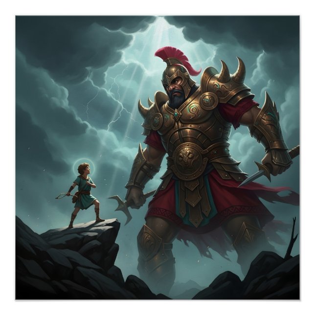 David and Goliath Poster (Vorderseite)