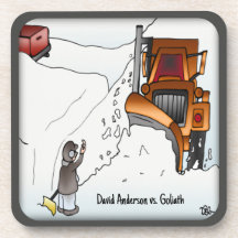 David Anderson vs. Goliath Beverage Coaster