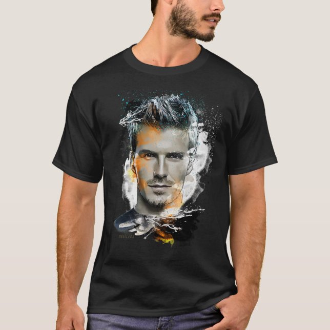 David Beckham - Klassischer T - Shirt für Malerei (Vorderseite)