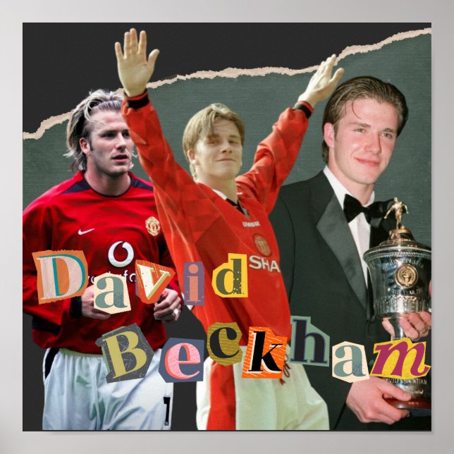 David Beckham Poster (Vorne)