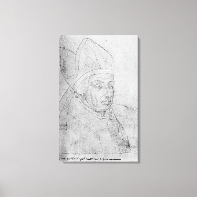 David, Bischof von Utrecht Leinwanddruck (Vorderseite)