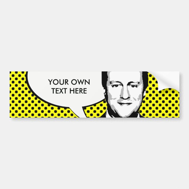 David Cameron Autoaufkleber (Vorne)