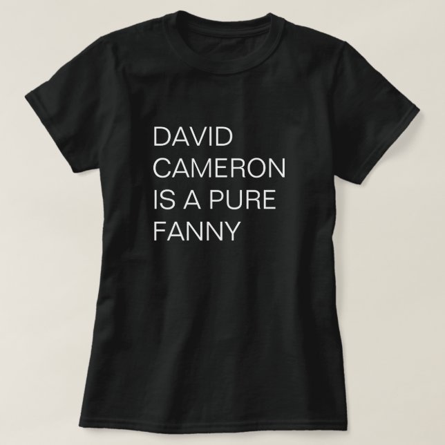 David Cameron T-Shirt (Design vorne)