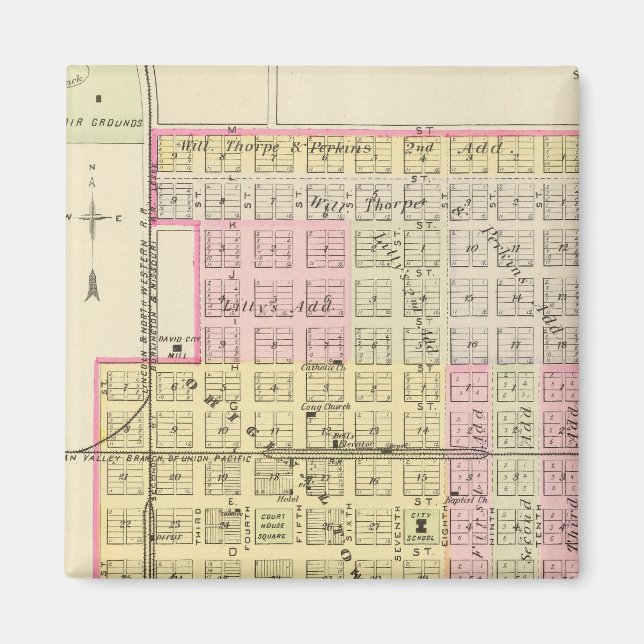 David City, Nebraska Magnet (Vorne)