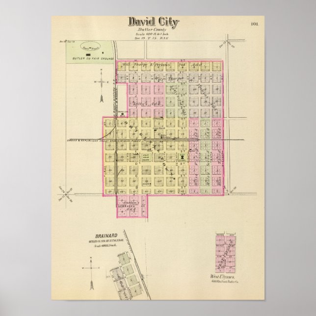 David City, Nebraska Poster (Vorne)