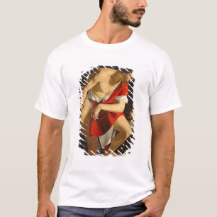 David, der den Kopf von Goliath erwägt T-Shirt