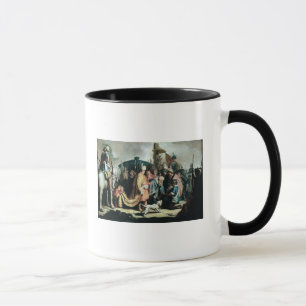 David, der den Kopf von Goliath König Saul Tasse