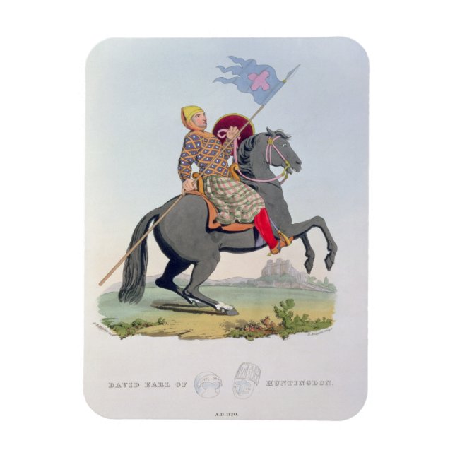 David, Earl of Huntingdon (1084-1153) 1120, Grav Magnet (Vertikal)