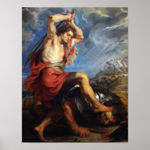 David erschlägt Goliath Poster