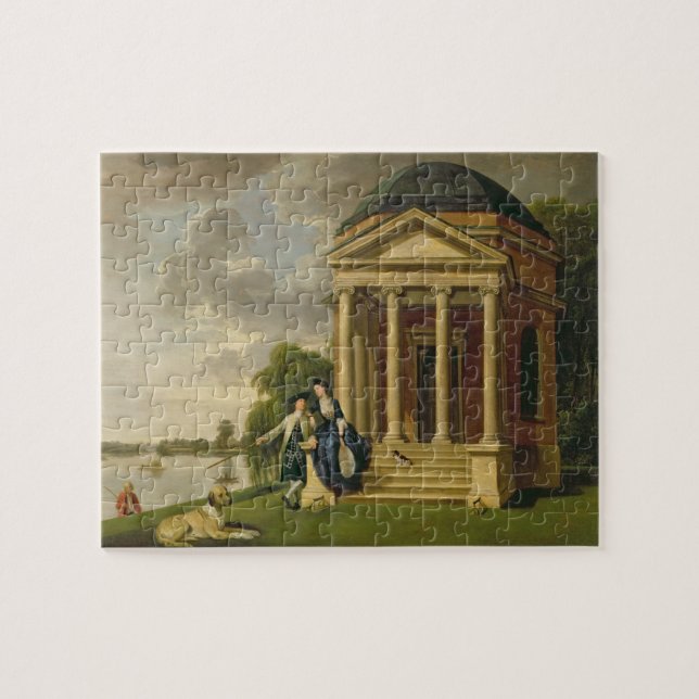 David Garrick (1717-79) und seine Ehefrau durch Puzzle (Horizontal)