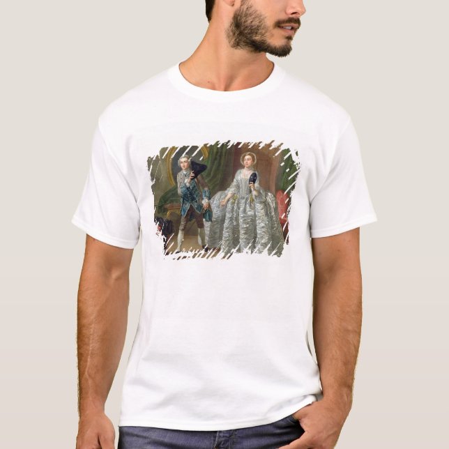 David Garrick und Frau Pritchard 'im T-Shirt (Vorderseite)