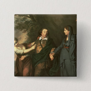 David Garrick zwischen den Musen der Tragödie Button