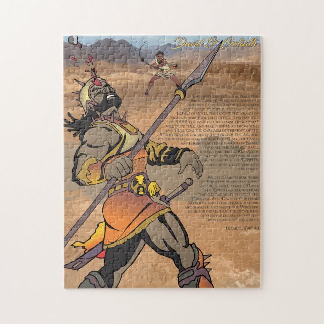 David & Goliath Puzzle (Vertikal)