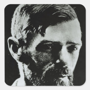 David Herbert Lawrence Quadratischer Aufkleber