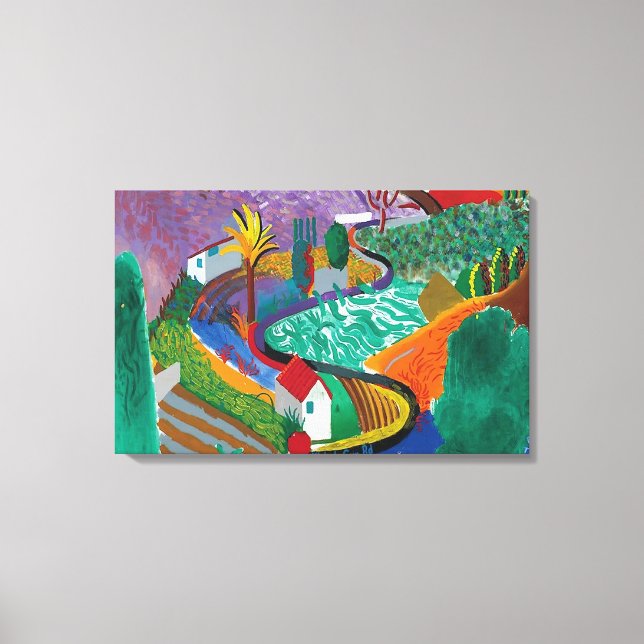 David Hockney - David Hockney Leinwanddruck (Vorderseite)