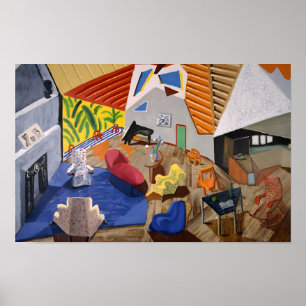 David Hockney Kunstmalerei Poster