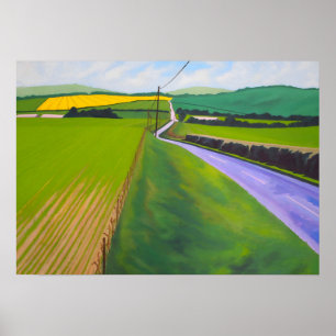 David Hockney Kunststil Poster