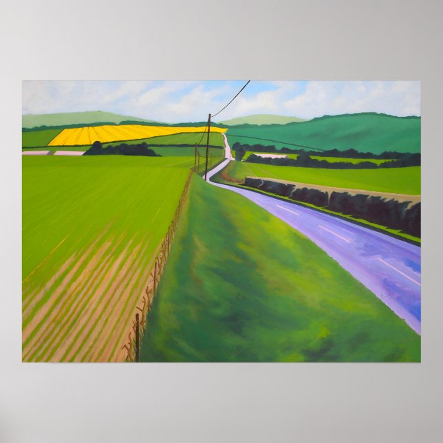 David Hockney Kunststil Poster (Vorne)